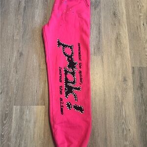 Pink Graphic Sweatpants
